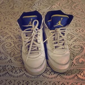 Blue and gold vintage Jordan’s